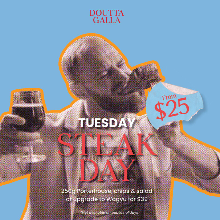 Doutta Galla Tuesday Steak Website Tile