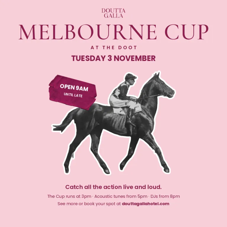 Melbourne Cup at the Doot, Tuesday 3 November. Open 9am until late.